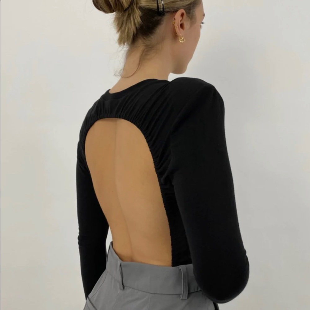 NWT Open back bodysuit - WeWoreWhat
